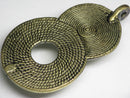 TOKO-BEADS EM002-12 Baule metal pendant 55mm EM002-12 バウレ族メタルペンダント 55mm Asian bead & African bead  Handmade,Lampeork,bead,asia,india,ethnic,parts,accessory,beads とんぼ玉,ビーズ,トンボ玉,アジア,インド,エスニック,手作り,パーツ,アクセサリー