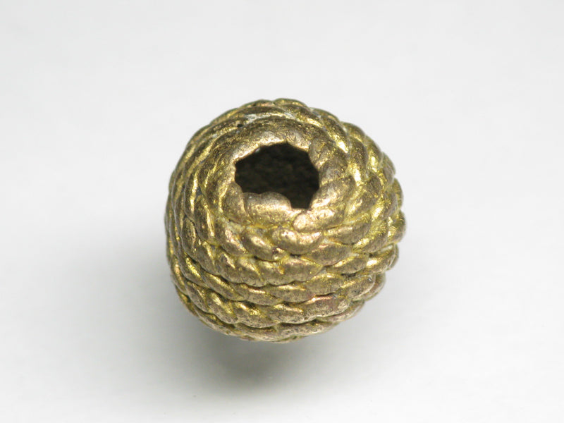 TOKO-BEADS EM002-22 Metal bead (Cote d'Ivoire) 12~13.5mm EM002-22 中空メタルビーズ（コートジボワール） 12~13.5mm Asian bead & African bead  Handmade,Lampeork,bead,asia,india,ethnic,parts,accessory,beads とんぼ玉,ビーズ,トンボ玉,アジア,インド,エスニック,手作り,パーツ,アクセサリー