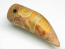 TOKO-BEADS EZ011-06 Tibetan Agate Tooth Pendant 13mm EZ011-06 チベタンアゲートペンダント 13mm Asian bead & African bead  Handmade,Lampeork,bead,asia,india,ethnic,parts,accessory,beads とんぼ玉,ビーズ,トンボ玉,アジア,インド,エスニック,手作り,パーツ,アクセサリー