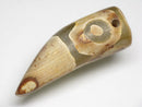 TOKO-BEADS EZ011-07 Tibetan Agate Tooth Pendant 13mm EZ011-07 チベタンアゲートペンダント 13mm Asian bead & African bead  Handmade,Lampeork,bead,asia,india,ethnic,parts,accessory,beads とんぼ玉,ビーズ,トンボ玉,アジア,インド,エスニック,手作り,パーツ,アクセサリー