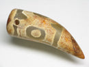 TOKO-BEADS EZ011-08 Tibetan Agate Tooth Pendant 13mm EZ011-08 チベタンアゲートペンダント 13mm Asian bead & African bead  Handmade,Lampeork,bead,asia,india,ethnic,parts,accessory,beads とんぼ玉,ビーズ,トンボ玉,アジア,インド,エスニック,手作り,パーツ,アクセサリー