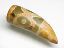 TOKO-BEADS EZ011-26 Tibetan Agate Tooth Pendant 12.5mm EZ011-26 チベタンアゲートペンダント 12.5mm Asian bead & African bead  Handmade,Lampeork,bead,asia,india,ethnic,parts,accessory,beads とんぼ玉,ビーズ,トンボ玉,アジア,インド,エスニック,手作り,パーツ,アクセサリー