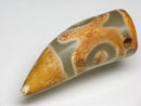 TOKO-BEADS EZ011-27 Tibetan Agate Tooth Pendant 15mm EZ011-27 チベタンアゲートペンダント 15mm Asian bead & African bead  Handmade,Lampeork,bead,asia,india,ethnic,parts,accessory,beads とんぼ玉,ビーズ,トンボ玉,アジア,インド,エスニック,手作り,パーツ,アクセサリー