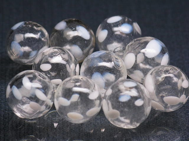 TOKO-BEADS HG001-01P  Hollow glass bead (10pcs) 11~13mm HG001-01P シャボン玉ビーズ（10個パック） 11~13mm Asian bead & African bead  Handmade,Lampeork,bead,asia,india,ethnic,parts,accessory,beads とんぼ玉,ビーズ,トンボ玉,アジア,インド,エスニック,手作り,パーツ,アクセサリー