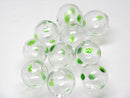 TOKO-BEADS HG001-02P  Hollow glass bead (10pcs) 11.5~13.5mm HG001-02P シャボン玉ビーズ（10個パック） 11.5~13.5mm Asian bead & African bead  Handmade,Lampeork,bead,asia,india,ethnic,parts,accessory,beads とんぼ玉,ビーズ,トンボ玉,アジア,インド,エスニック,手作り,パーツ,アクセサリー