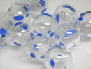 TOKO-BEADS HG001-04P  Hollow glass bead (10pcs) 11.5~13.5mm HG001-04P シャボン玉ビーズ（10個パック） 11.5~13.5mm Asian bead & African bead  Handmade,Lampeork,bead,asia,india,ethnic,parts,accessory,beads とんぼ玉,ビーズ,トンボ玉,アジア,インド,エスニック,手作り,パーツ,アクセサリー