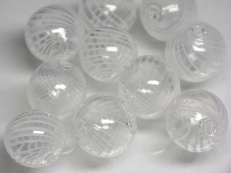 TOKO-BEADS HG001-06P  Hollow glass bead (10pcs) 11.5~13.5mm HG001-06P シャボン玉ビーズ（10個パック） 11.5~13.5mm Asian bead & African bead  Handmade,Lampeork,bead,asia,india,ethnic,parts,accessory,beads とんぼ玉,ビーズ,トンボ玉,アジア,インド,エスニック,手作り,パーツ,アクセサリー