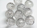 TOKO-BEADS HG001-07P  Hollow glass bead (10pcs) 10.5~11.5mm HG001-07P シャボン玉ビーズ（10個パック） 10.5~11.5mm Asian bead & African bead  Handmade,Lampeork,bead,asia,india,ethnic,parts,accessory,beads とんぼ玉,ビーズ,トンボ玉,アジア,インド,エスニック,手作り,パーツ,アクセサリー