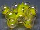 TOKO-BEADS HG001-09P  Hollow glass bead (10pcs) 11.5~12mm HG001-09P シャボン玉ビーズ（10個パック） 11.5~12mm Asian bead & African bead  Handmade,Lampeork,bead,asia,india,ethnic,parts,accessory,beads とんぼ玉,ビーズ,トンボ玉,アジア,インド,エスニック,手作り,パーツ,アクセサリー