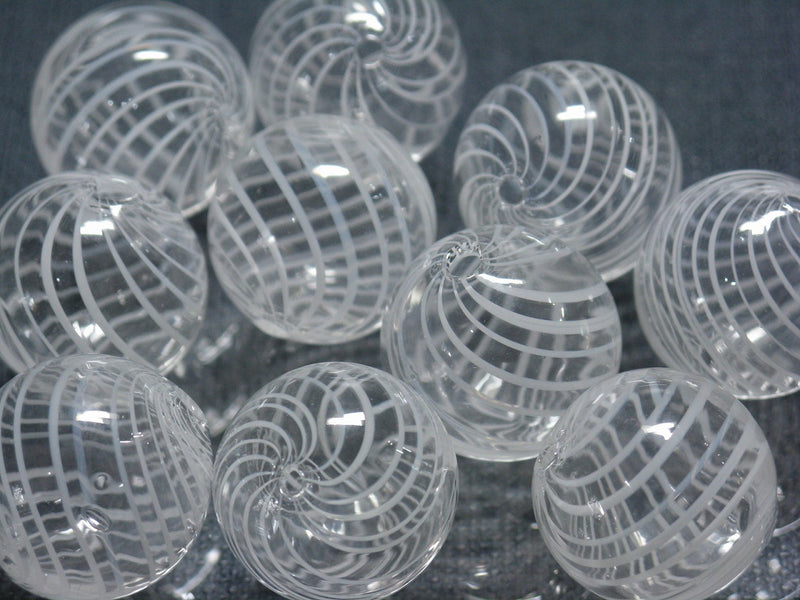 TOKO-BEADS HG001-12P  Hollow glass bead (10pcs) 19~21mm HG001-12P シャボン玉ビーズ（10個パック） 19~21mm Asian bead & African bead  Handmade,Lampeork,bead,asia,india,ethnic,parts,accessory,beads とんぼ玉,ビーズ,トンボ玉,アジア,インド,エスニック,手作り,パーツ,アクセサリー