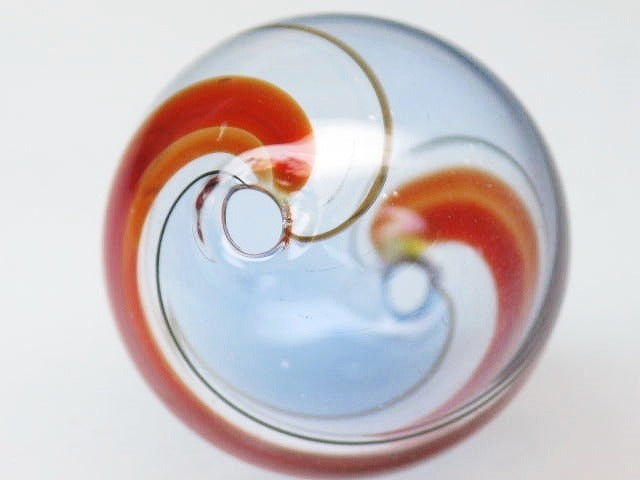 TOKO-BEADS HG001-15S  Hollow glass bead 19~21mm HG001-15S シャボン玉ビーズ 19~21mm Asian bead & African bead  Handmade,Lampeork,bead,asia,india,ethnic,parts,accessory,beads とんぼ玉,ビーズ,トンボ玉,アジア,インド,エスニック,手作り,パーツ,アクセサリー