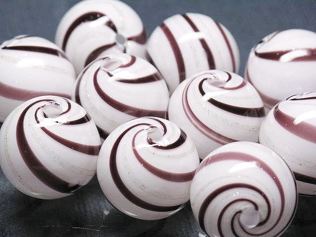 TOKO-BEADS HG001-18P  Hollow glass bead (10pcs) 19~21mm HG001-18P シャボン玉ビーズ（10個パック） 19~21mm Asian bead & African bead  Handmade,Lampeork,bead,asia,india,ethnic,parts,accessory,beads とんぼ玉,ビーズ,トンボ玉,アジア,インド,エスニック,手作り,パーツ,アクセサリー