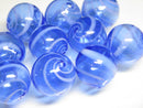 TOKO-BEADS HG001-19P  Hollow glass bead (10pcs) 19~21mm HG001-19P シャボン玉ビーズ（10個パック） 19~21mm Asian bead & African bead  Handmade,Lampeork,bead,asia,india,ethnic,parts,accessory,beads とんぼ玉,ビーズ,トンボ玉,アジア,インド,エスニック,手作り,パーツ,アクセサリー