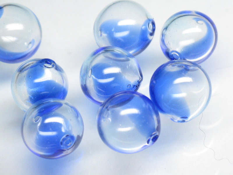TOKO-BEADS HG001-23P  Hollow glass bead (10pcs) 12.5~13mm HG001-23P シャボン玉ビーズ（10個パック） 12.5~13mm Asian bead & African bead  Handmade,Lampeork,bead,asia,india,ethnic,parts,accessory,beads とんぼ玉,ビーズ,トンボ玉,アジア,インド,エスニック,手作り,パーツ,アクセサリー