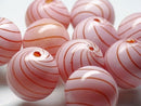 TOKO-BEADS HG001-25P  Hollow glass bead (10pcs) 19~21mm HG001-25P シャボン玉ビーズ（10個パック） 19~21mm Asian bead & African bead  Handmade,Lampeork,bead,asia,india,ethnic,parts,accessory,beads とんぼ玉,ビーズ,トンボ玉,アジア,インド,エスニック,手作り,パーツ,アクセサリー