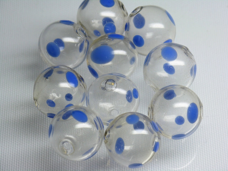 TOKO-BEADS HG001-26P  Hollow glass bead (10pcs) 14.5~15mm HG001-26P シャボン玉ビーズ（10個パック） 14.5~15mm Asian bead & African bead  Handmade,Lampeork,bead,asia,india,ethnic,parts,accessory,beads とんぼ玉,ビーズ,トンボ玉,アジア,インド,エスニック,手作り,パーツ,アクセサリー