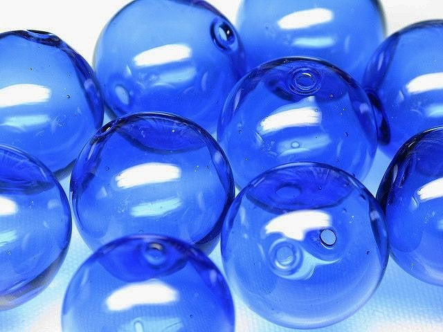 TOKO-BEADS HG001-27P  Hollow glass bead (10pcs) 19~21mm HG001-27P シャボン玉ビーズ（10個パック） 19~21mm Asian bead & African bead  Handmade,Lampeork,bead,asia,india,ethnic,parts,accessory,beads とんぼ玉,ビーズ,トンボ玉,アジア,インド,エスニック,手作り,パーツ,アクセサリー