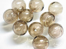 TOKO-BEADS HG001-33P  Hollow glass bead (10pcs) 11.5~12.5mm HG001-33P シャボン玉ビーズ（10個パック） 11.5~12.5mm Asian bead & African bead  Handmade,Lampeork,bead,asia,india,ethnic,parts,accessory,beads とんぼ玉,ビーズ,トンボ玉,アジア,インド,エスニック,手作り,パーツ,アクセサリー