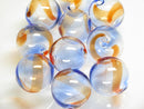 TOKO-BEADS HG001-35P  Hollow glass bead (10pcs) 19~20mm HG001-35P シャボン玉ビーズ（10個パック） 19~20mm Asian bead & African bead  Handmade,Lampeork,bead,asia,india,ethnic,parts,accessory,beads とんぼ玉,ビーズ,トンボ玉,アジア,インド,エスニック,手作り,パーツ,アクセサリー
