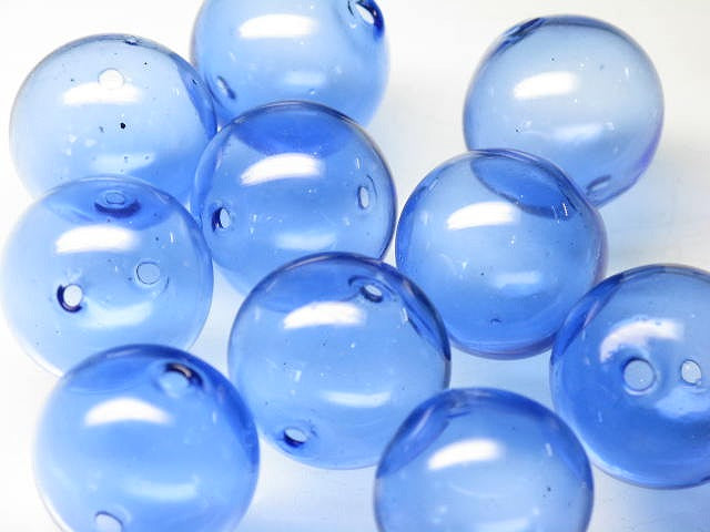 TOKO-BEADS HG001-39P  Hollow glass bead (10pcs) 19~21mm HG001-39P シャボン玉ビーズ（10個パック） 19~21mm Asian bead & African bead  Handmade,Lampeork,bead,asia,india,ethnic,parts,accessory,beads とんぼ玉,ビーズ,トンボ玉,アジア,インド,エスニック,手作り,パーツ,アクセサリー