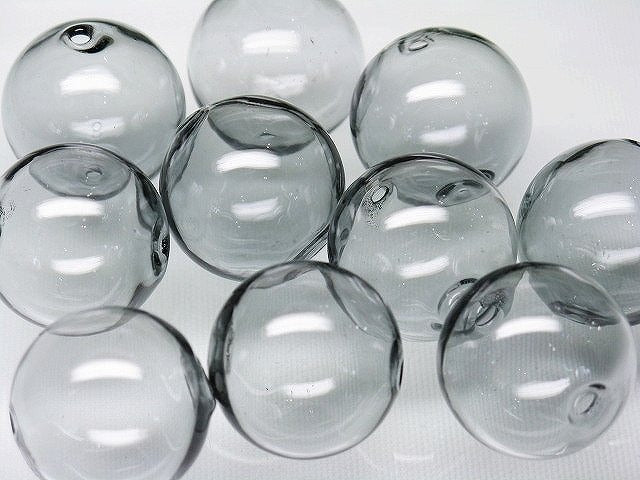 TOKO-BEADS HG001-42P  Hollow glass bead (10pcs) 19~21mm HG001-42P シャボン玉ビーズ（10個パック） 19~21mm Asian bead & African bead  Handmade,Lampeork,bead,asia,india,ethnic,parts,accessory,beads とんぼ玉,ビーズ,トンボ玉,アジア,インド,エスニック,手作り,パーツ,アクセサリー