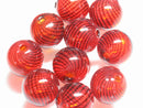 TOKO-BEADS HG001-69P  Hollow glass bead (10pcs) 14.5~15.5mm HG001-69P シャボン玉ビーズ（10個パック） 14.5~15.5mm Asian bead & African bead  Handmade,Lampeork,bead,asia,india,ethnic,parts,accessory,beads とんぼ玉,ビーズ,トンボ玉,アジア,インド,エスニック,手作り,パーツ,アクセサリー