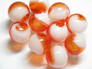 TOKO-BEADS HG001-70P  Hollow glass bead (10pcs) 14.5~15.5mm HG001-70P シャボン玉ビーズ（10個パック） 14.5~15.5mm Asian bead & African bead  Handmade,Lampeork,bead,asia,india,ethnic,parts,accessory,beads とんぼ玉,ビーズ,トンボ玉,アジア,インド,エスニック,手作り,パーツ,アクセサリー