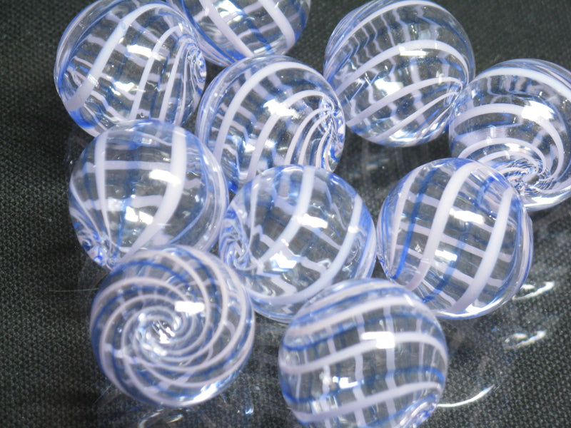 TOKO-BEADS HG001-82P  Hollow glass bead (10pcs) 20mm HG001-82P シャボン玉ビーズ（10個パック） 20mm Asian bead & African bead  Handmade,Lampeork,bead,asia,india,ethnic,parts,accessory,beads とんぼ玉,ビーズ,トンボ玉,アジア,インド,エスニック,手作り,パーツ,アクセサリー
