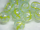 TOKO-BEADS HG001-86P  Hollow glass bead (10pcs) 18.5mm HG001-86P シャボン玉ビーズ（10個パック） 18.5mm Asian bead & African bead  Handmade,Lampeork,bead,asia,india,ethnic,parts,accessory,beads とんぼ玉,ビーズ,トンボ玉,アジア,インド,エスニック,手作り,パーツ,アクセサリー