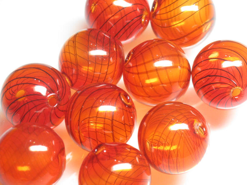 TOKO-BEADS HG001-88P  Hollow glass bead (10pcs) 19~21mm HG001-88P シャボン玉ビーズ（10個パック） 19~21mm Asian bead & African bead  Handmade,Lampeork,bead,asia,india,ethnic,parts,accessory,beads とんぼ玉,ビーズ,トンボ玉,アジア,インド,エスニック,手作り,パーツ,アクセサリー