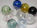 TOKO-BEADS HG001-97P  Hollow glass bead (10pcs/10 limited colors) 20mm HG001-97P シャボン玉ビーズ（限定色10個パック） 20mm Asian bead & African bead  Handmade,Lampeork,bead,asia,india,ethnic,parts,accessory,beads とんぼ玉,ビーズ,トンボ玉,アジア,インド,エスニック,手作り,パーツ,アクセサリー