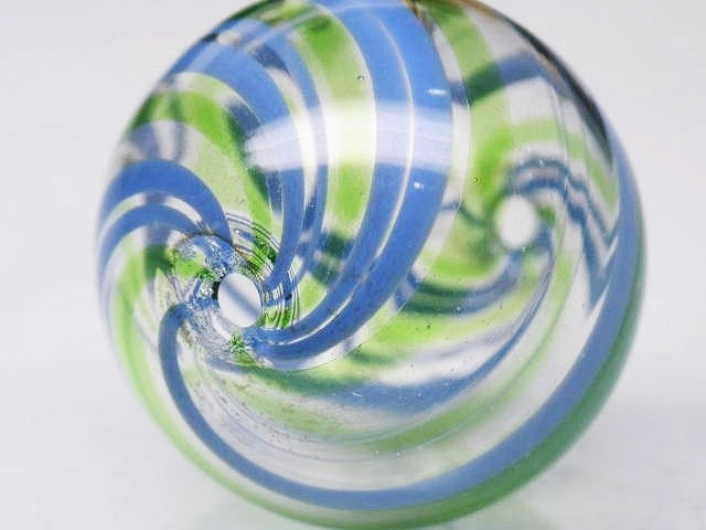 TOKO-BEADS HG005-02S  Hollow glass bead 24~26mm HG005-02S シャボン玉ビーズ 24~26mm Asian bead & African bead  Handmade,Lampeork,bead,asia,india,ethnic,parts,accessory,beads とんぼ玉,ビーズ,トンボ玉,アジア,インド,エスニック,手作り,パーツ,アクセサリー