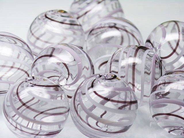 TOKO-BEADS HG005-03P  Hollow glass bead (10pcs) 24~26mm HG005-03P シャボン玉ビーズ（10個パック） 24~26mm Asian bead & African bead  Handmade,Lampeork,bead,asia,india,ethnic,parts,accessory,beads とんぼ玉,ビーズ,トンボ玉,アジア,インド,エスニック,手作り,パーツ,アクセサリー