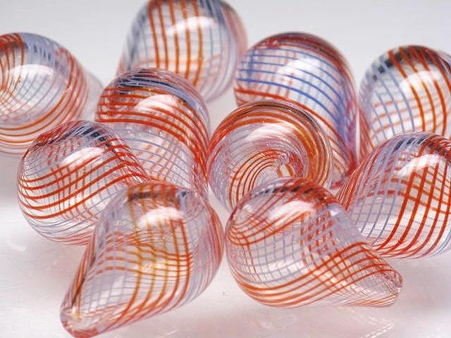 TOKO-BEADS HG011-03P  Hollow glass bead (10pcs) 13~15mm HG011-03P シャボン玉ビーズ（10個パック） 13~15mm Asian bead & African bead  Handmade,Lampeork,bead,asia,india,ethnic,parts,accessory,beads とんぼ玉,ビーズ,トンボ玉,アジア,インド,エスニック,手作り,パーツ,アクセサリー