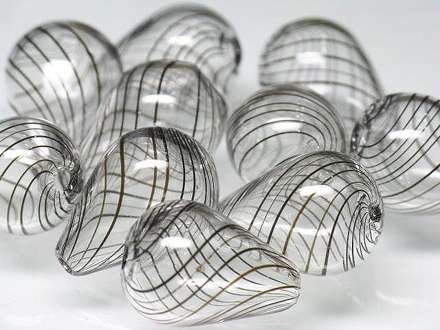 TOKO-BEADS HG011-08P  Hollow glass bead (10pcs) 13~15mm HG011-08P シャボン玉ビーズ（10個パック） 13~15mm Asian bead & African bead  Handmade,Lampeork,bead,asia,india,ethnic,parts,accessory,beads とんぼ玉,ビーズ,トンボ玉,アジア,インド,エスニック,手作り,パーツ,アクセサリー