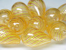 TOKO-BEADS HG011-13P  Hollow glass bead (10pcs) 13~15mm HG011-13P シャボン玉ビーズ（10個パック） 13~15mm Asian bead & African bead  Handmade,Lampeork,bead,asia,india,ethnic,parts,accessory,beads とんぼ玉,ビーズ,トンボ玉,アジア,インド,エスニック,手作り,パーツ,アクセサリー