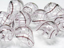 TOKO-BEADS HG011-18P  Hollow glass bead (10pcs) 13~15mm HG011-18P シャボン玉ビーズ（10個パック） 13~15mm Asian bead & African bead  Handmade,Lampeork,bead,asia,india,ethnic,parts,accessory,beads とんぼ玉,ビーズ,トンボ玉,アジア,インド,エスニック,手作り,パーツ,アクセサリー