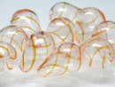 TOKO-BEADS HG011-25P  Hollow glass bead (10pcs) 13~15mm HG011-25P シャボン玉ビーズ（10個パック） 13~15mm Asian bead & African bead  Handmade,Lampeork,bead,asia,india,ethnic,parts,accessory,beads とんぼ玉,ビーズ,トンボ玉,アジア,インド,エスニック,手作り,パーツ,アクセサリー