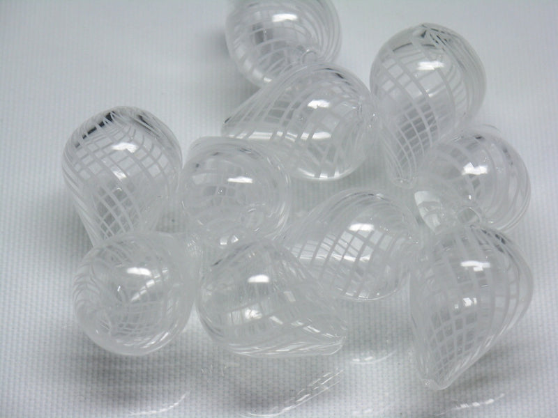 TOKO-BEADS HG011-29P  Hollow glass bead (10pcs) 12~13mm HG011-29P シャボン玉ビーズ（10個パック） 12~13mm Asian bead & African bead  Handmade,Lampeork,bead,asia,india,ethnic,parts,accessory,beads とんぼ玉,ビーズ,トンボ玉,アジア,インド,エスニック,手作り,パーツ,アクセサリー