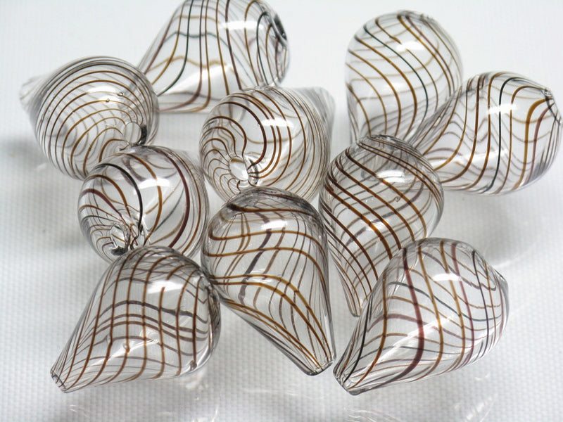 TOKO-BEADS HG011-31P  Hollow glass bead (10pcs) 13~14mm HG011-31P シャボン玉ビーズ（10個パック） 13~14mm Asian bead & African bead  Handmade,Lampeork,bead,asia,india,ethnic,parts,accessory,beads とんぼ玉,ビーズ,トンボ玉,アジア,インド,エスニック,手作り,パーツ,アクセサリー