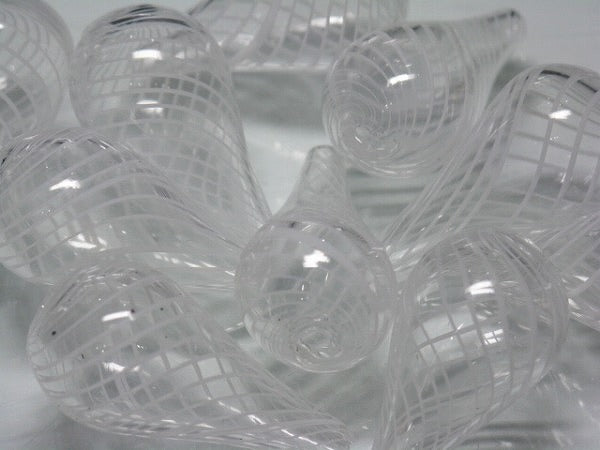 TOKO-BEADS HG011-71P  Hollow glass bead (10pcs) 18~20mm HG011-71P シャボン玉ビーズ（10個パック） 18~20mm Asian bead & African bead  Handmade,Lampeork,bead,asia,india,ethnic,parts,accessory,beads とんぼ玉,ビーズ,トンボ玉,アジア,インド,エスニック,手作り,パーツ,アクセサリー