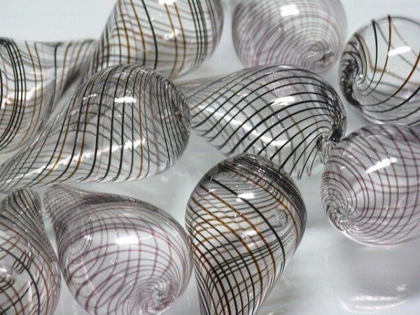 TOKO-BEADS HG011-72P  Hollow glass bead (10pcs) 18~20mm HG011-72P シャボン玉ビーズ（10個パック） 18~20mm Asian bead & African bead  Handmade,Lampeork,bead,asia,india,ethnic,parts,accessory,beads とんぼ玉,ビーズ,トンボ玉,アジア,インド,エスニック,手作り,パーツ,アクセサリー