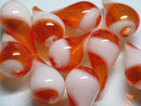 TOKO-BEADS HG011-74P  Hollow glass bead (10pcs) 18~20mm HG011-74P シャボン玉ビーズ（10個パック） 18~20mm Asian bead & African bead  Handmade,Lampeork,bead,asia,india,ethnic,parts,accessory,beads とんぼ玉,ビーズ,トンボ玉,アジア,インド,エスニック,手作り,パーツ,アクセサリー