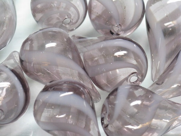 TOKO-BEADS HG011-76P  Hollow glass bead (10pcs) 18~20mm HG011-76P シャボン玉ビーズ（10個パック） 18~20mm Asian bead & African bead  Handmade,Lampeork,bead,asia,india,ethnic,parts,accessory,beads とんぼ玉,ビーズ,トンボ玉,アジア,インド,エスニック,手作り,パーツ,アクセサリー