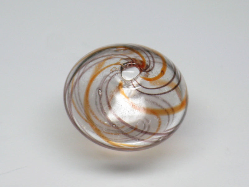 TOKO-BEADS HG021-06S  Hollow glass bead 15~17mm HG021-06S シャボン玉ビーズ 15~17mm Asian bead & African bead  Handmade,Lampeork,bead,asia,india,ethnic,parts,accessory,beads とんぼ玉,ビーズ,トンボ玉,アジア,インド,エスニック,手作り,パーツ,アクセサリー