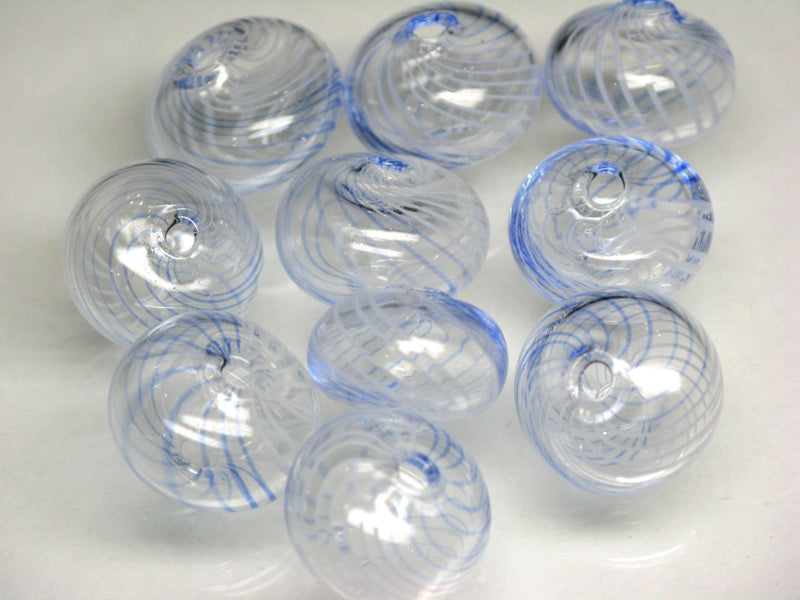 TOKO-BEADS HG021-12P  Hollow glass bead (10pcs) 15~17mm HG021-12P シャボン玉ビーズ（10個パック） 15~17mm Asian bead & African bead  Handmade,Lampeork,bead,asia,india,ethnic,parts,accessory,beads とんぼ玉,ビーズ,トンボ玉,アジア,インド,エスニック,手作り,パーツ,アクセサリー