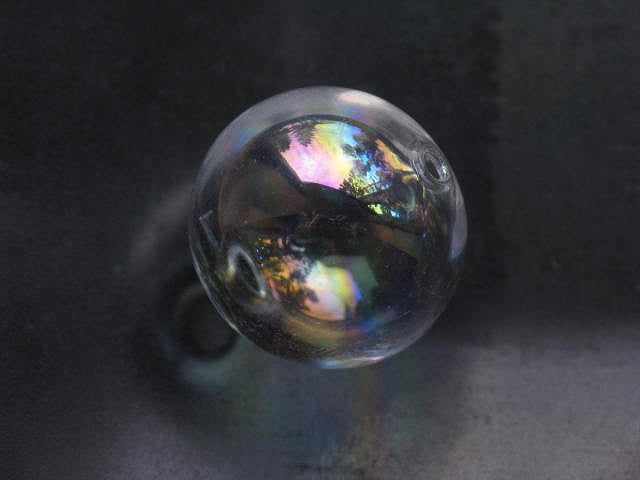 TOKO-BEADS HG999-02S Soap Bubble bead 16mm HG999-02S ”しゃぼんだま”ビーズ 16mm Asian bead & African bead  Handmade,Lampeork,bead,asia,india,ethnic,parts,accessory,beads とんぼ玉,ビーズ,トンボ玉,アジア,インド,エスニック,手作り,パーツ,アクセサリー