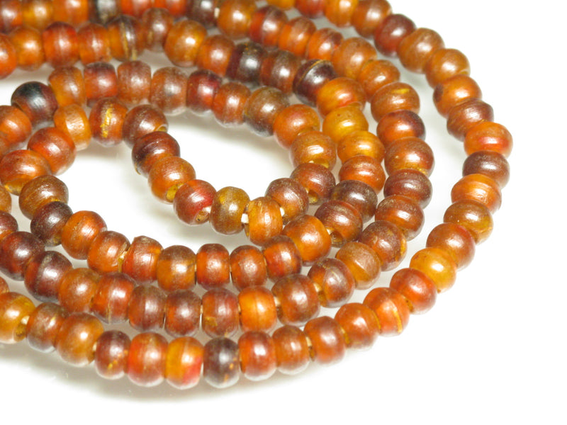 TOKO-BEADS HR102N-04 Horn bead (150pcs) 6mm HR102N-04 ホーンビーズ（150個パック） 6mm Asian bead & African bead  Handmade,Lampeork,bead,asia,india,ethnic,parts,accessory,beads とんぼ玉,ビーズ,トンボ玉,アジア,インド,エスニック,手作り,パーツ,アクセサリー