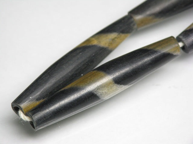 TOKO-BEADS HR102N-07 Horn bead (20pcs) 7.5mm HR102N-07 ホーンビーズ（20個パック） 7.5mm Asian bead & African bead  Handmade,Lampeork,bead,asia,india,ethnic,parts,accessory,beads とんぼ玉,ビーズ,トンボ玉,アジア,インド,エスニック,手作り,パーツ,アクセサリー