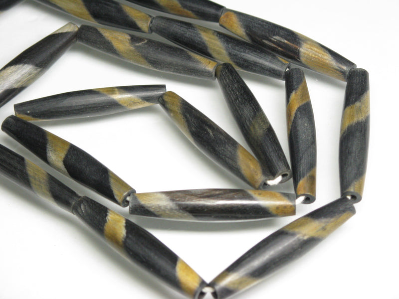 TOKO-BEADS HR102N-07 Horn bead (20pcs) 7.5mm HR102N-07 ホーンビーズ（20個パック） 7.5mm Asian bead & African bead  Handmade,Lampeork,bead,asia,india,ethnic,parts,accessory,beads とんぼ玉,ビーズ,トンボ玉,アジア,インド,エスニック,手作り,パーツ,アクセサリー
